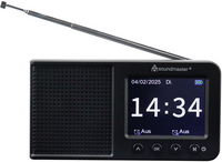 Soundmaster Heimradio DAB+  Soundmaster Sortiment DAB175SW schwarz
