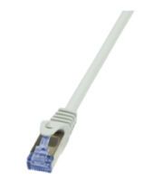 Logilink Patchkabel CAT6A  S/FTP AWG26 PIMF 50,00m grau (CQ3142S)