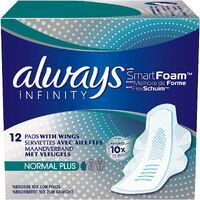 Always Normal Plus Damenbinden mit Flügeln, 12 Stück