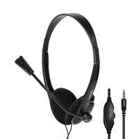 Logilink Stereo-Headset, 1x 3,5-mm-Klinke Bügelmikro Eco-Box (HS0055)