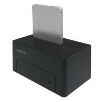 LogiLink QP0027 - HDD - SSD - Serial ATA - Serial ATA II - Serial ATA III - 2.5,3.5" - USB 3.2 Gen 2 (3.1 Gen 2) Type-C - 10 Gbit/s - Black