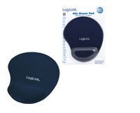 Logilink Mauspad mit Gel-Handballenauflage Silikon blau (ID0027B)