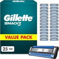 Gillette Mach 3 Klingen Herren, 25 Original Rasierklingen