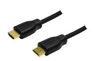 Logilink HDMI-Kabel Ethernet A -> A St/St  1.00m sw (CH0035)