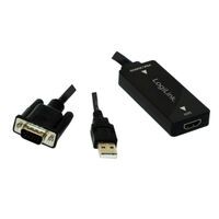 Logilink Konverter VGA m. Audio zu HDMI konform m.High Spee (CV0060)