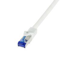 Logilink Patchkabel Ultraflex, Cat.6A, S/FTP, weiß, 5 m (C6A071S)