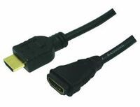 Logilink HDMI-Kabel Ethernet A -> A St/Bu  3.00m Gold Verl. (CH0057)