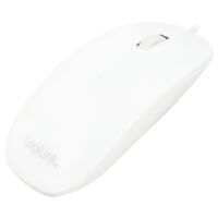 Logilink Maus USB Optical Scroll 1000dpi weiß (ID0062)