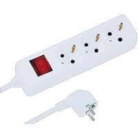 REV Ritter REV 0512351555 - 1.4 m - 3 AC outlet(s) - indoor - Type F - Unmanaged - White