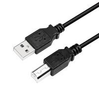 LogiLink CU0007B - 2 m - USB A - USB B - USB 2.0 - 480 Mbit/s - Black