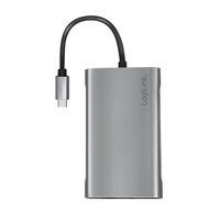 LogiLink Dockingstation USB 3.2 Gen1 USB-C 10-Port PD silb.
