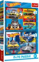Trefl S.A. Puzzles-''2x70''-Toycars/HotWheels