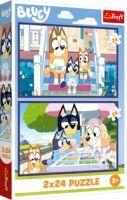 Trefl S.A. Puzzles-''2x24''-FunnyBluey/BBCBluey