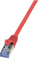 LogiLink Cat6a S/FTP - 0.5m - 0.5 m - Cat6a - S/FTP (S-STP) - RJ-45 - RJ-45 - Red