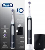 Oral-B iO white clean Zahnbürste schwarz-weiß + Schutzhülle