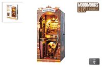 Van Manen's Handelsonderneming Woodworks DIY Bastelset Holz Zauberladen mit Licht 371tlg