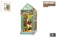 Van Manen's Handelsonderneming Woodworks DIY Bastelset Holz Gewächshaus mit Licht 255tlg