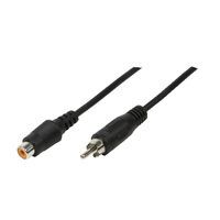 Logilink AudioVerl. 1x Cinch -> 1x Cinch St/Bu  5.00m bk (CA1032)