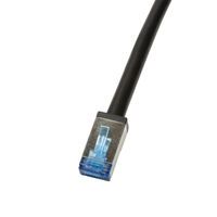 LogiLink CQ7083S - 7.5 m - Cat6a - S/FTP (S-STP) - RJ-45 - Black
