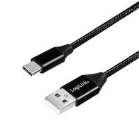Logilink USB-Stecker USB 2.0 zu USB-C 0,3m (CU0139)