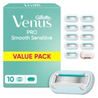Gillette Venus Pro Smooth Sensitive Rasierklinge, 10er-Pack 