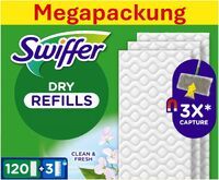 Swiffer Boden Nachfüllset 120 Trockentücher+ 3Wet
