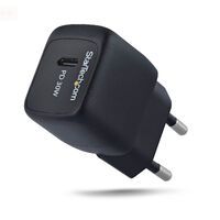STARTECH.COM 30W USB-C Wall Charger Portable GaN Charger with USB Power Delivery Fast Charging GaN 5