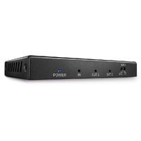 Lindy 38235 - HDMI - 2x HDMI - 3840 x 2160 pixels - Black - Metal - CE - FCC - RoHS - REACH - California Proposition 65