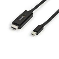 StarTech.com Mini DisplayPort to HDMI Adapter Cable - 3 m (10 ft.) - 4K 30Hz - 3 m - Mini DisplayPort - HDMI - Male - Male - Straight