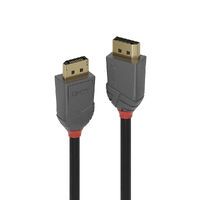 LINDY DisplayPort 1.4 Kabel Anthra Line 2m St/St A/B schwarz (36482)