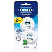 Multipack 10x Oral-B Zahnseide Satin Tape Gewachst Minze, 50 m