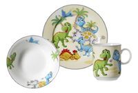  R&B Kindergeschirr Dino 3tlg