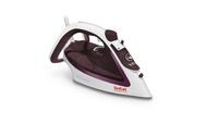 TEFAL EasyGliss Plus FV5714 - Dry & Steam iron - Durilium soleplate - 2 m - 190 g/min - Bordeaux,White - 45 g/min