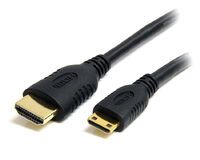 STARTECH.COM 1 m High Speed HDMI Cable with Ethernet - HDMI to HDMI Mini- M/M (HDACMM1M)