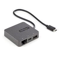 STARTECH.COM USB-C Multiport Adapter - USB 3.1 Gen 2 Hub 10Gbps - HDMI and VGA - 29 cm Host Cable - 
