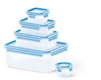 EMSA Food Clip&Close 508568 5er Set transparent/blau