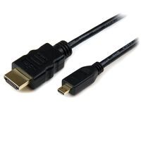 STARTECH.COM 1 m High Speed HDMI-Kabel mit Ethernet - HDMI auf HDMI Micro - Stecker/Stecker (HDADMM1