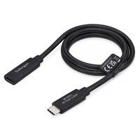 STARTECH.COM 0,6m 2ft 40Gbps USB4 Extension Cable 240W Charging 8K 60Hz/4K 240Hz USB-C Extender Cord