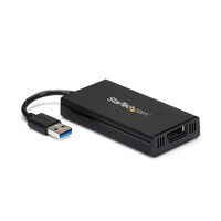 StarTech.com USB 3.0 to DisplayPort Adapter - DisplayLink Certified - 4K 30Hz - 3.2 Gen 1 (3.1 Gen 1) - USB Type-A - DisplayPort output - 3840 x 2160 pixels