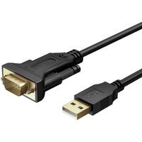 Techly IDATA-USB2-SER-1A - USB 2.0 - RS232 - 1.5 m - Black