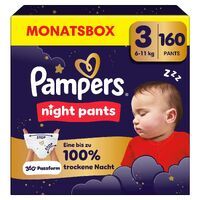 Pampers Night Pants Größe 3 6-11Kg 160Stk