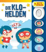 Phoenix International Die Klo-Helden - Mein Klo-Soundbuch - Pappbilderbuch mit Klospülung und 8 Gerä