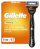 Gillette Fusion5 Rasierer Herren, Metall, Schwarz Inkl. 1 Nassrasierer, 1 Rasierklinge