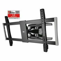 Hama 118057 - 200 x 200 mm - 400 x 800 mm - -5 - 15° - 6° - Aluminum - Plastic - Chrome - Black