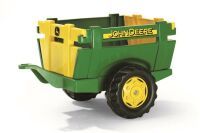 Rolly®, Traktor-Anhänger John Deer, 62x37x46cm, gelb/grün, 122103	