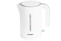 Cloer 4111 - 1.7 L - 1800 W - White - Plastic - Water level indicator - Cordless