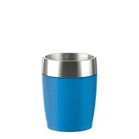 EmsaTravel Cup Blau 200ml Thermobecher Quick Press Verschluss Isolierter Becher