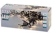HIT Trading B.V. Girlande 576 LED warm-weiß für außen 4m schwarz