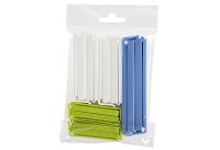 WÜLLNER & KAISER Beutelverschlussclip farbig sortiert 10er Pack