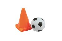 ToyToyToy 4 Pylonen Kegel mit Softball 1328H